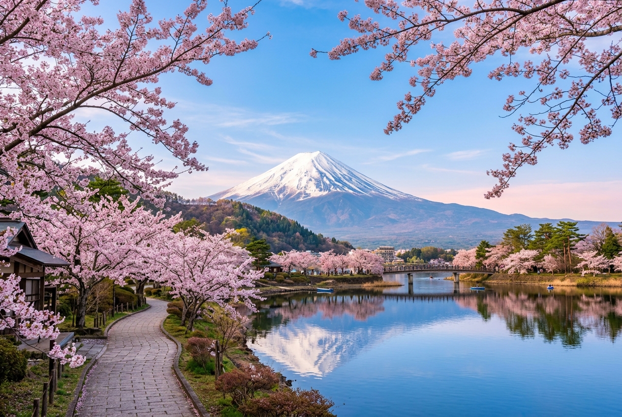 Study in Japan - Mount Fuji landmark