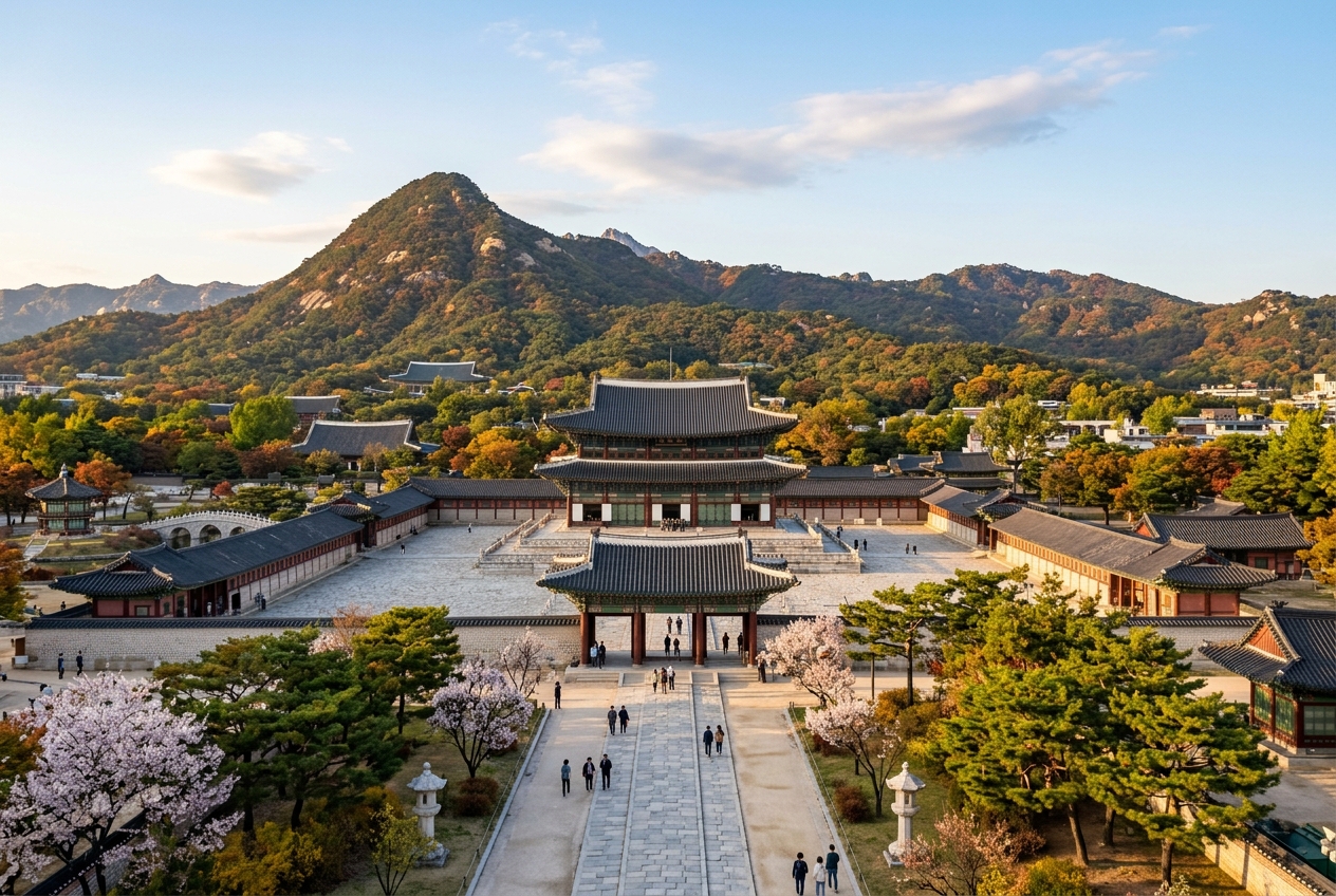 Study in South Korea - Palace landmark